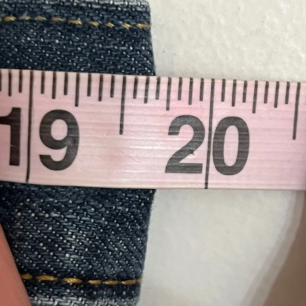 Levis 514 Slim Straight Leg Jeans Mens 38x34 Dark‎ Wash Blue Flap Pocket Denim